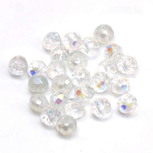 Бусины кастрюли 2мм, хамелеон прозрачный